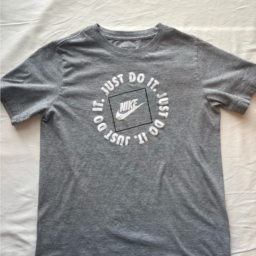 Nike Gray Tee and Black Shorts Combo - Picture 2 of 9